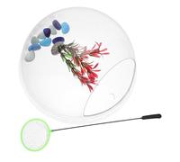 Milisten Acrylic Wall-mounted Fish Tank with Hanging Planter for Plants and Fish Space-saving Hydroponic Propagation Vase Clear Aquarium for Home and Office Decor