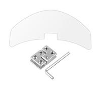 Milisten Adjustable Motorcycle Windshield Acrylic Wind Deflector Motorbike Windscreen Extension for Transparent Windshield Screen with High Wind Resistance and Stylish Design