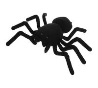 Milisten Adorable Plush Spider Black Fluffy Stuffed Spider Doll for Bedtime Home Decoration and Christmas Year and Birthdays