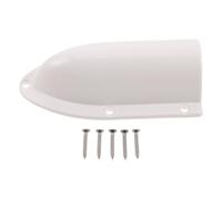 Milisten Airflow Deflector Clam Shell Vent Cover Plastic Scratchproof Shell Cover Enhanced Drainage Design with Mounting Screws Outdoor Marine Use