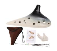 Milisten Alto Ocarina Musical Instrument Beginner Professional Ceramic Ocarina for Practice Performances and Music Enthusiasts