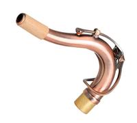 Milisten Alto Saxophone Bend Neck Replacement Mouthpiece Part Durable Brass with Smooth Burr Surface Lightweight Saxophone Neck for Comfortable Playing Experience