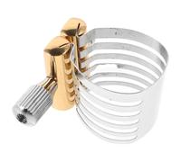 Milisten Alto Saxophone Ligature Fastener Stainless Steel Metal Clip Sax Ligature Clamp for Saxophone Mouthpiece