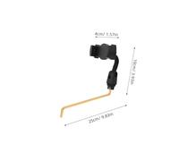 Milisten Alto Saxophone Lyre Phone Holder: Marching Lyre Sax - Sheet Music Viewing for Musicians on the Move for Practice Performance