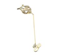 Milisten Alto Saxophone Lyre Sheet Music Holder Clip for Marching Band Portable Saxophone Accessory Golden Finish Firm Instrument Music Stand for Practice and Performance
