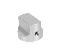 Milisten Aluminum Audio Knob Brushed Silver Duckbill Style Ergonomic Volume Control Potentiometer Knob for Tube Amplifiers Guitar Effect Pedals Scratch Resistant