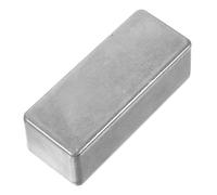 Milisten Aluminum Project Box Sturdy Aluminum Alloy with Screw Sealed Design for Safe Storage Guitar Pedal Enclosure and Effect Pedal Protection Suitable for DIY Internal Components