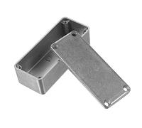 Milisten Aluminum Screw-closed Pedal Enclosure Box for Diy Guitar Effectors, Secure Stomp Organizer Case Suitable for Guitar Pedal Storage and Amplifier Project Use