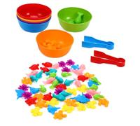 Milisten Animal Learning Aids Year Olds Educational Toys Sorting Games Montessori Matching Toys for Boys and Girls