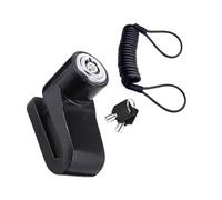 Milisten Anti-Theft Disc Lock Motorcycle Lock Steel Lightweight Easy to Operate and Disassemble for Parking Outside Or at Home Black