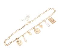 Milisten Antique Gold Alloy Pendant Necklace Female Neck Jewelry Decorative Metal Chain for Women Versatile Fashion Accessory for Daily Wear Party and Formal Events