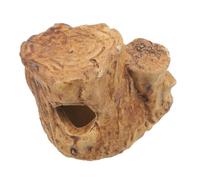 Milisten Aquarium Logs for Fish Tank Ceramic Shrimp Cave Crab Hideout Betta Fish Hideout Snake Hide Reptile Cave Sturdy Material