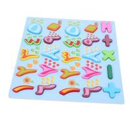 Milisten Arabic Numbers Puzzle for Montessori Educational Fine Motor Skills Development Shape and Letter Recognition Early Learning Matching Game