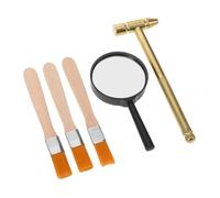 Milisten Archaeology Dig Kit for Educational Stem with Hammer Brush Magnifier Tool Set Excavation Science Exploration for Boys and Family Bonding