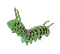 Milisten Artificial Caterpillars Plaything Worm Model Simulation Caterpillar Realistic Modeling Plastic Material Not Easy to Tear Green Garden Toy