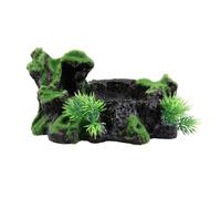 Milisten Artificial Tree Root Hiding Cave for Fish Tank Hollow Aquarium Ornament Reptile Shelter Escape Hole Decoration for Landscaping