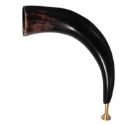 Milisten Authentic Viking-style Blowing Horn Ox Horn with Powerful Sound Rustic Cowboy Inspired Aesthetic Historical Charm for Outdoor Adventures and Halloween Party