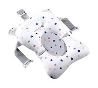 Milisten Baby Bath Support Cushion Floating Newborn Bathtub Seat Breathable Strong Buoyancy White Foam Plastic Pad for Bath Times