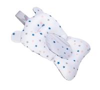 Milisten Baby Bath Support Cushion for Bath Times with Strong Buoyancy and Breathable Foam Material Infant and Toddler Bathtub Cushion Pad in White