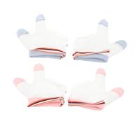Milisten Baby Protective Hand Gloves Anti Biting Breathable Mesh Adjustable Cuffs Infant Thumb Sucking Stop Mittens for Teething Comfort 2 Pairs
