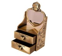 Milisten Baby Tooth Box and Fetal Hair Keepsake for Newborns, Metal Retro First Tooth and Curl Storage Drawer, Baby Boy and Girl Memory Gift for Christening and Shower