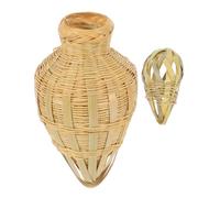 Milisten Bamboo Cage for Small Pets Insect Habitat for Crickets and Portable Breeding Enclosure for Butterflies Versatile Feeding and Reproduction