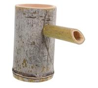 Milisten Bamboo Running Water Fish Tank Bamboo Fountain Spout Garden Water Fountains Fountain Spout for Small Pond Bamboo Water Fountain Garden Fountains Outdoor Patio Fountain Green