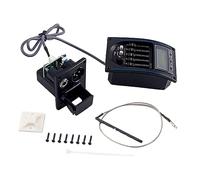 Milisten Band Guitar Preamp Equalizer with Piezo Pickup Manual Tuning Tuner for Acoustic Guitars No Battery Required Black
