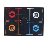 Milisten Basketball Training Mat Noise Reducing Agility Footstep Dribble Pad Indoor Practice for Youth and Adults Compact Non Slip Floor Mat for Skill Development and Footwork Training