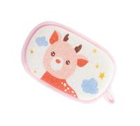 Milisten Bath Sponge with Cartoon Design Soft Durable Newborn Bath Scrubber for Gentle Sponge Bathing Skin Friendly Non Odor Material Dropping Strap Suitable for Boy Girl