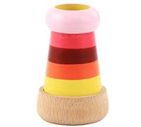 Milisten Beech Wood Rainbow Kaleidoscope Toy for Kids Educational Colorful Kaleidoscope for Children Rotating Design for Imaginative Play Random Color
