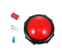 Milisten Big Convex Game Answer Buzzer Button with LED Light and Sound Timer Self-reset Switch Game Accessory for Party Contests Classroom Engagement Random Color