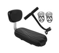 Milisten Bike Seat Rear Carrier with Enhanced Safety Backrest and Armrest PU Sponge Cushion for Comfortable Bicycle Riding Rear Mounted Bike Rack Attachment for Family Outdoor Mountain