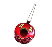 Milisten Bird Houses for Garden Resin Bird Nest Pendant Pomegranate Birdhouse Decor