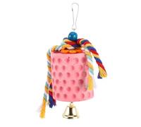 Milisten Bird Toys for Grinding Stone Parakeet Treats Sturdy Mineral Mental Stimulation Bell