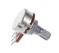 Milisten Bk Linear Audio Potentiometers with Split Shaft Coarse Knurled Mini Control Pots for Guitar Tone and Volume Replacement Bk Solder Lugs Full