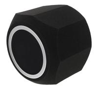 Milisten Black Sponge Microphone Protector Cover for Desktop and Small Tripod Use, Lightweight Design to Capture Pure Human Sound and Effectively Filter Noise for Live Streaming