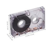 Milisten Blank Audio Cassette Tapes Recordable Music Tape for Diy Projects Greetings Creative Messages