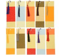 Milisten Blank DIY Paper Bookmarks 20pcs 7x21cm Unpainted Calligraphy Craft Bookmarks for Bible Study and Reading, Creative Etching Tags for Decoration Random Color