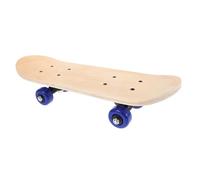Milisten Blank for DIY Handpainting and Artistic Development Double Tail Skateboard Deck for Boys and Girls Made of Maple Wood with Four Wheels and Double-sided Unpainted Design Beginner