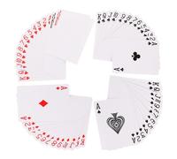 Milisten Blank Single-sided Printing Poker Cards Heat Transfer Paper Plain Jumbo Giant Cards for Diy Memory Games