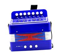 Milisten Boys and Girls Accordion Toy Educational ABS Concertina Musical Instrument in Blue Portable Music Toy for Toddlers to Enhance Hand-Eye Coordination