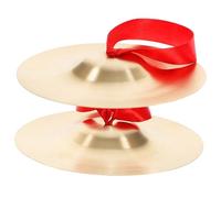 Milisten Boys and Girls Finger Cymbals Symbol Instrument for Boy Girl's Party Musical Toys Rope