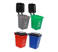 Milisten Boys and Girls Garbage Sorting Toys Educational Waste Bin Game for Boys Recycling Bin Learning Toy Chinese English Cards