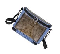 Milisten Breathable Hamster Carrier Bag with Clear Window Portable Small Animal Travel Case for Hamsters Chinchillas Guinea Pigs Hedgehogs Detachable Zipper Shoulder Tote for Outdoor Trips