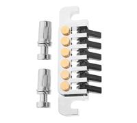 Milisten Bridge Tailpiece for Electric Guitar Metal Guitar Tailpiece and Accessories Musical Instrument Accessory