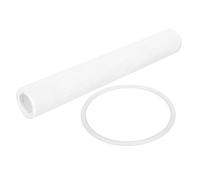 Milisten Buddhist Singing Bowl Mallet 8.5cm White Ring and Leather Stick Cushion, Small Tibetan Sound Bowl Strikers for Meditation and Mindfulness