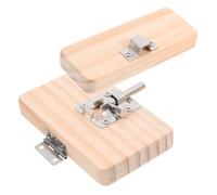 Milisten Busy Board Door Latch for Wooden Sensory Accessory for Motor Skill Development Handicraft Encourages Coordination Cognitive Skills Safe for Little Hands