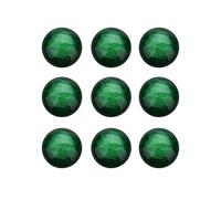 Milisten Cabochon Stone Beads Round Semi Precious Gemstones Chakra Healing Crystal Cabochons for Necklace Jewelry Making 30pcs (Green 12mm)