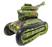 Milisten Camouflage Tank Model Foil Balloon Transportation Birthday Party Decoration Aluminum Balloon for Celebrations for Themed Events and Unique Visual Displays